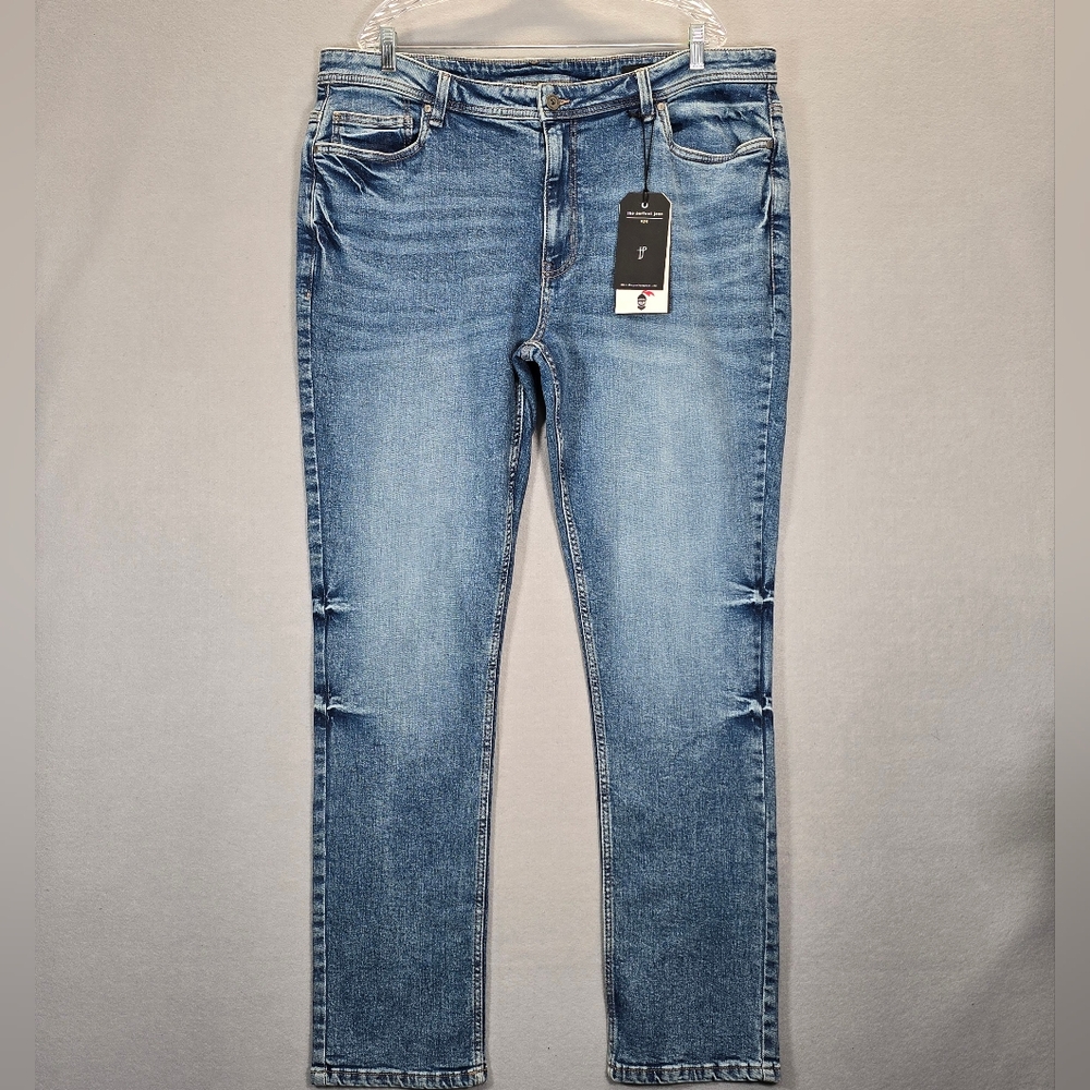 The Perfect Jean Nyc Slim Fit Stream-MedBlue Mens Jeans Size 40x34 High Rise
